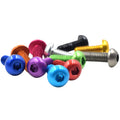 M3 M4 Button Head Socket Cap Screws Allen Bolt Hex Drive Allen Key Screws Colored Red 7075 Aluminum Alloy L=6mm-30mm Bolts