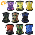 Factory Double Layer Polar Fleece Winter Face Cover Adjustable Drawstring Windproof Warm Custom Print Thick Neck Gaiter
