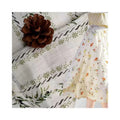 Factory Wholesale 100% Linen Digital Floristic Printing  Woven Fabric Strip White Sheer Sustainable for Girls Shirts Dresses