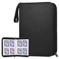 Wholesale Custom Zipper 4 Pocket Pu Trading Card Binder for 400 Cards Baseball Card Binder