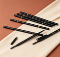 Wholesale Waterproof Private Label Automatic Makeup Eye BrowPencil Custom Eyebrow Pencil with Brush