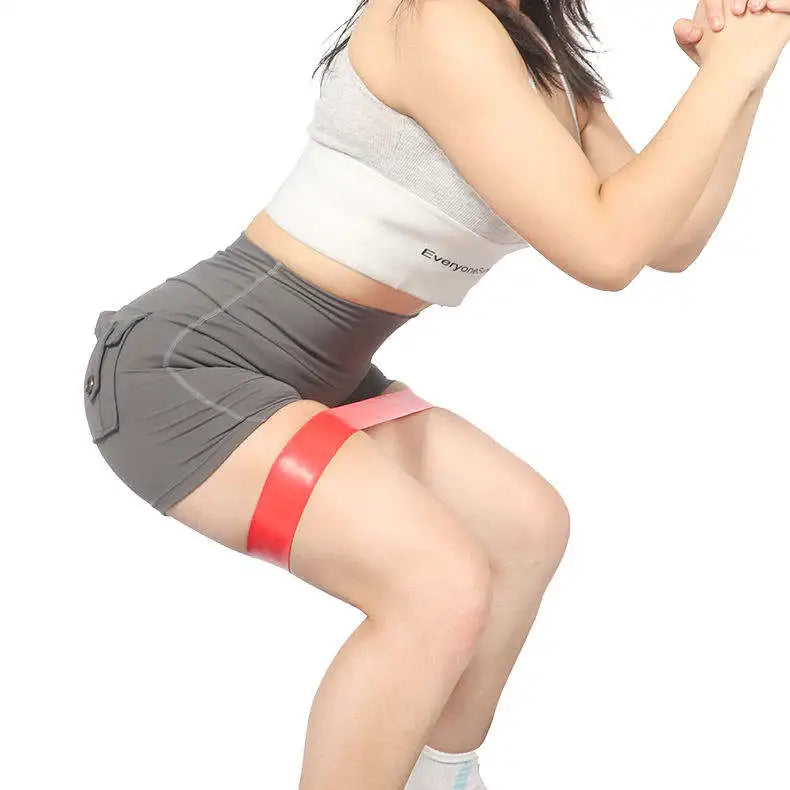 Exercise Strength Resistance Loop Yoga Gym Fitness Custom Logo Stretching Fitness Non Slip Elasticity Resistance Band