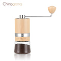 Wooden Manual Coffee Grinder Coffee Bean Grinder Manual Coffee Grinder with Stainless Steel Conical Burr