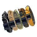 Multi-function Durable Medium Large Mental Buckle Training Tactical Dog Collar With Control Handle