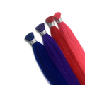100% Virgin European Double Drawn Shandong Prebonded I Tip U Tip 0.8g 1g 1.5g 2g Stick Tip Remy Hair Dyed Single Hair Extensions