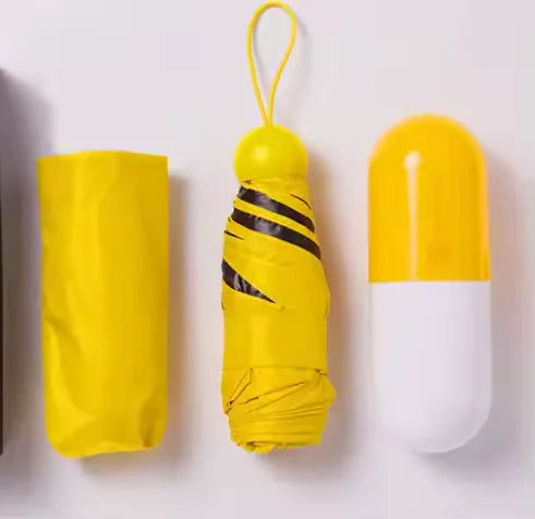Compact Lightweight Customizable Pongee Material Umbrella Small Size Manual Control Rain Promotional Gift with Metal Frame