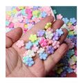 Opaque Colorful Acrylic Heart Cross Peace Hollow Butterfly Space  Beads With Hole for Diy Jewelry Findings