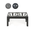 Adjustable Height 2 Stainless Steel Waterproof Non-Slip Broken-Resistant Pet Bowls Slow Food Bowl for Dogs Portable Eco-Friendly