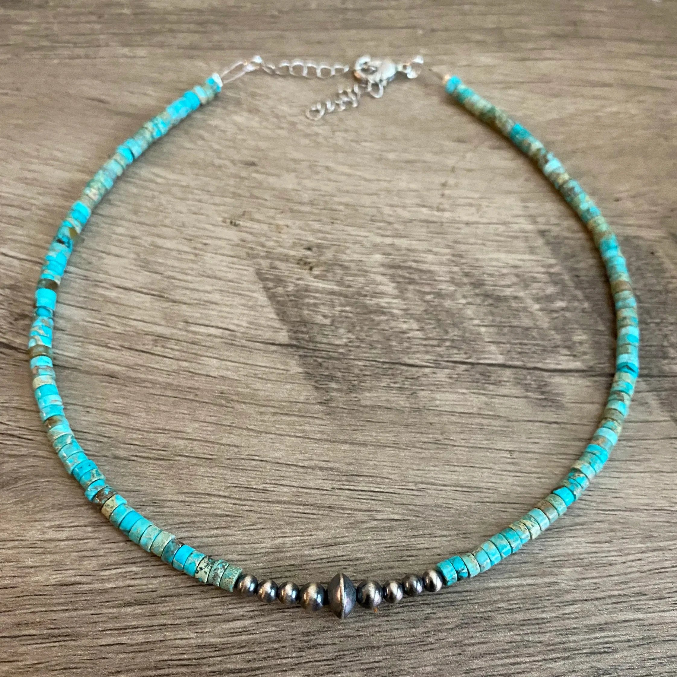 Western Jewelry Navajo Pearl Choker Cowgirl Turquoise Necklace for Woman Gift