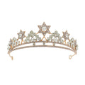 Wholesale Fashion Exquisite Crystal Star Girls Happy Birthday Tiara Crown