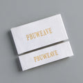 Logo Designers for My Brand Fabric Labels High Density Garment Neck Label Cotton Luxury Labels for Clothing