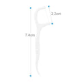 Guber Custom Logo Dental Flosser with Tooth Pick Personalized Dental Flossers