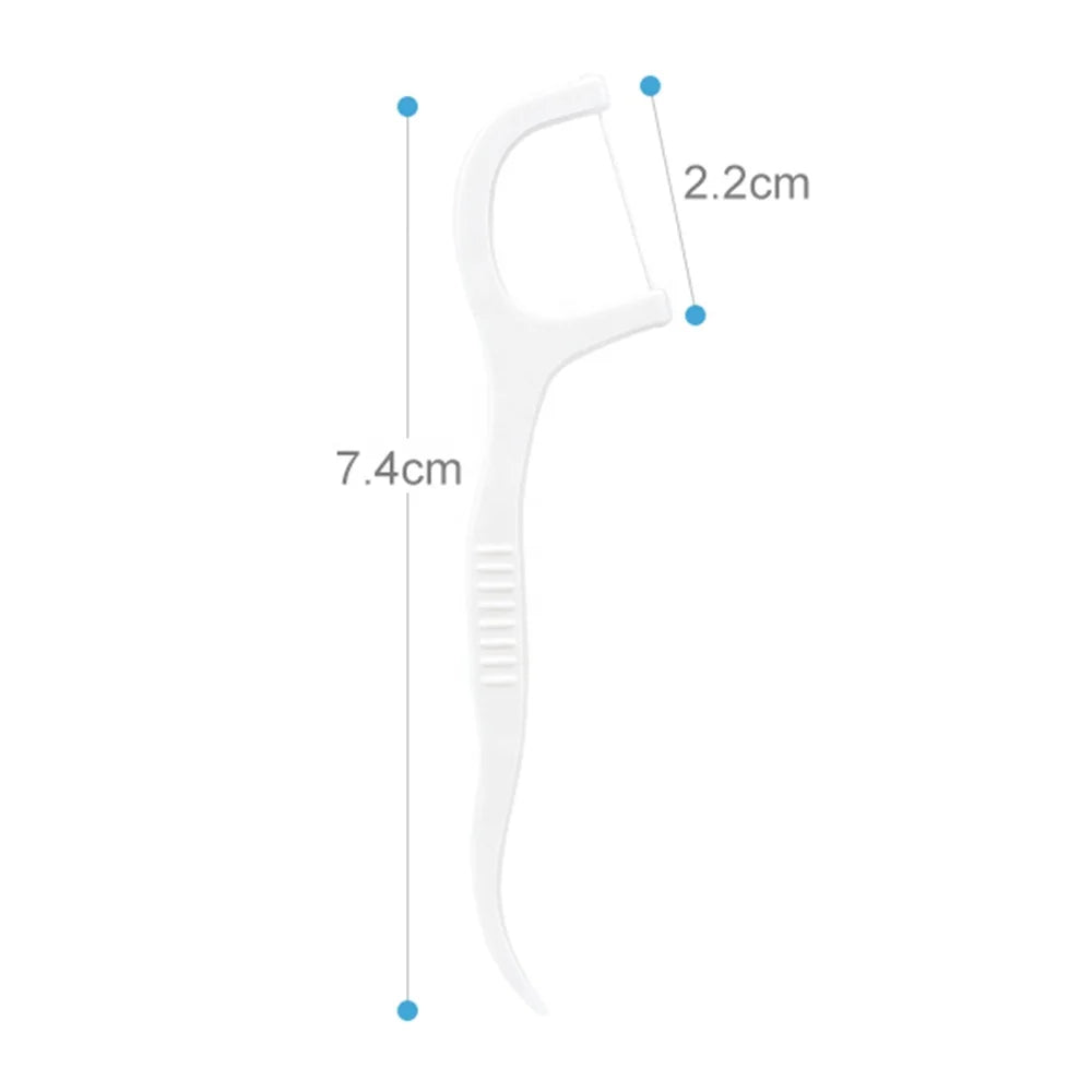 Guber Custom Logo Dental Flosser with Tooth Pick Personalized Dental Flossers