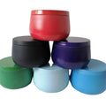 Wholesale OEM Brand Tin Candle Cans 2oz 4oz 6oz 8oz Screw Lid Christmas Gift Craft Gold Rose Gold White Matte Black Red Green