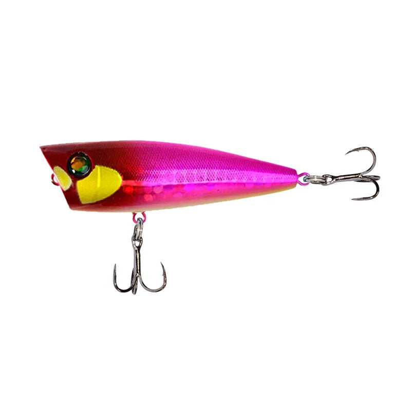 Floating Popper ABS Fishing Baits Sea Fishing Popper Lure Artificial Bait 5cm 6cm Fishing Product Floating Hard Bait