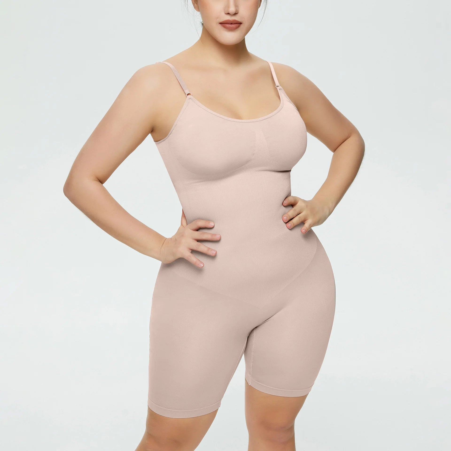 Tummy Control Jumpsuit Buttock Lifting Triangle Panties Top Plus Size Corset Slimming Body Shaper Bodysuit
