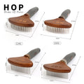 Classical Style Upscale Custom Logo Wooden Pet Needle Comb Dog Pet Grooming Rake Comb