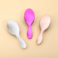 Gmagic Vegan Laser Plastic Hair Brush Brown for Paddle Anti-Static Tangle Hair Extensions Massage Home Use