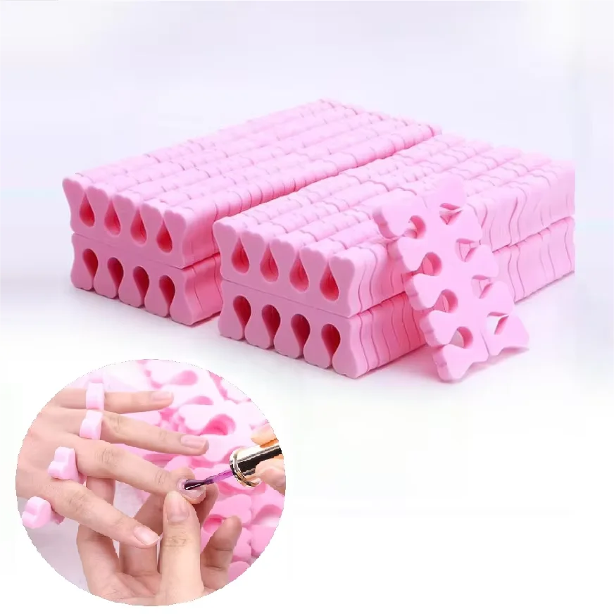 1pc Soft Sponge Toe Separators Disposable EVA Finger Divider Nail Tools Manicure Polishing Accessories Toe Splitter for Pedicure
