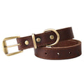 Pet Supplies Pet Durable Soft Leather Collar with Custom Name Tag for Small Medium Large Dogs