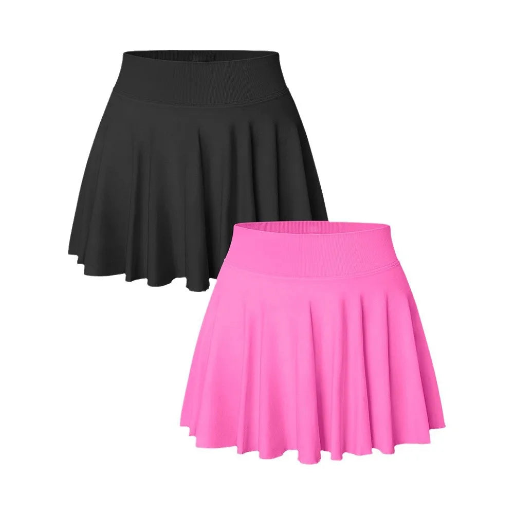 Women's New Tennis and Yoga Pleated Skirt Casual Outdoor Sports Running Training Dance and Fitness Skirt for Summer