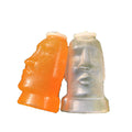 Wholesale 350ml New Design Easter Island Moai Shape PP Plastic Drinking Bottle with Lid