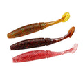 SNEDA  China Fishing Shop PVC Material Saltwater Shad Tail Lure Soft Bait Thread Soft Lure 7.5cm 3g With Lead Head