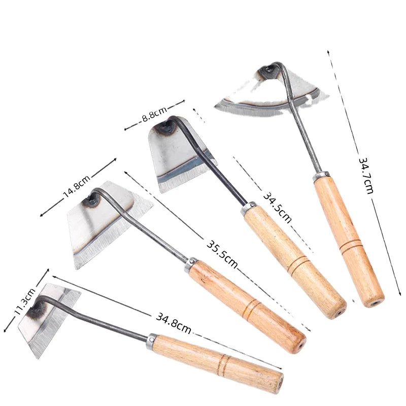 4pc DIY Grade Garden Tool Set Hollow Hoe Garden Hardware Tools Customizable Iron Material OEM Support