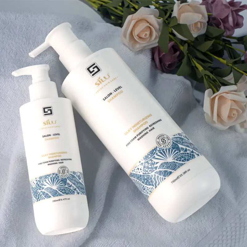 Manufacturer Custom Ocimum Basilicum Nourishment Keratin Hair Extensions Protein Shampoo Care Sulfate-free Shampoo