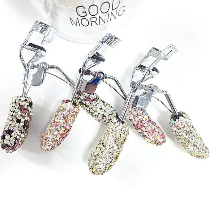 Eyelash Curler Clear Shiny Crystal Eyelash Curler 3D Eyelash Curler Makeup Tool for Eye Beauty Makeup