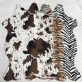 Hot-selling  Artificial Novelty Animal Fur Mat Skin-friendly Non-slip Mat  Living Room Floor Mats