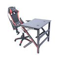 Table Folding White L Shaped Portable Internet Cafe MDF Top Metal Frame Foldable Gaming Desk for Home Wall Mount