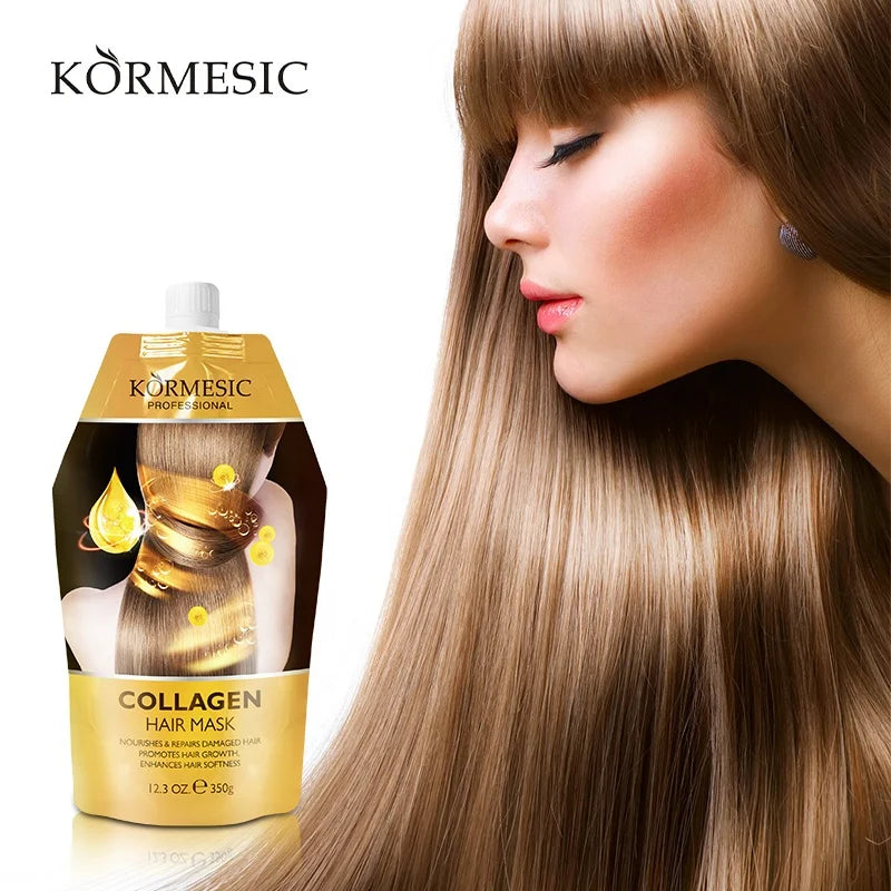 Private Label KORMESIC Collagen Professional Damage Silk Protein Hair Cream Deep Conditioner Repair Multi-effect Hair Mask