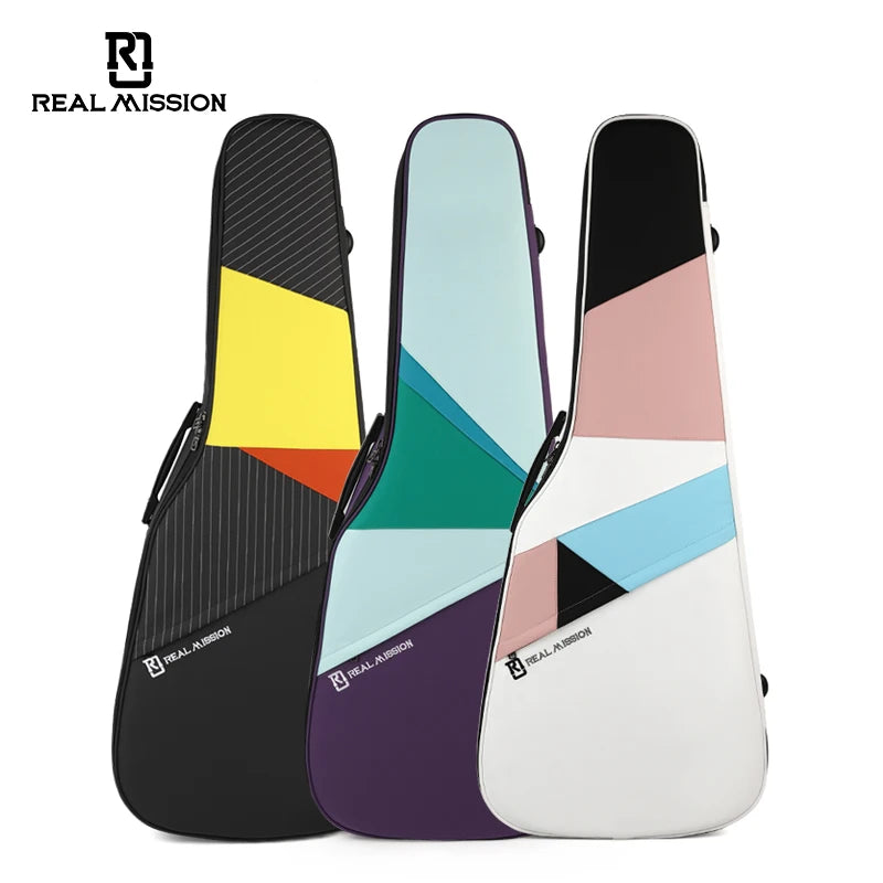 Wholesale Custom Portable 41 Inch Waterproof ABS Durable Musical Instruments Bag Electric Guitar Violin Cello Acoustic Bass