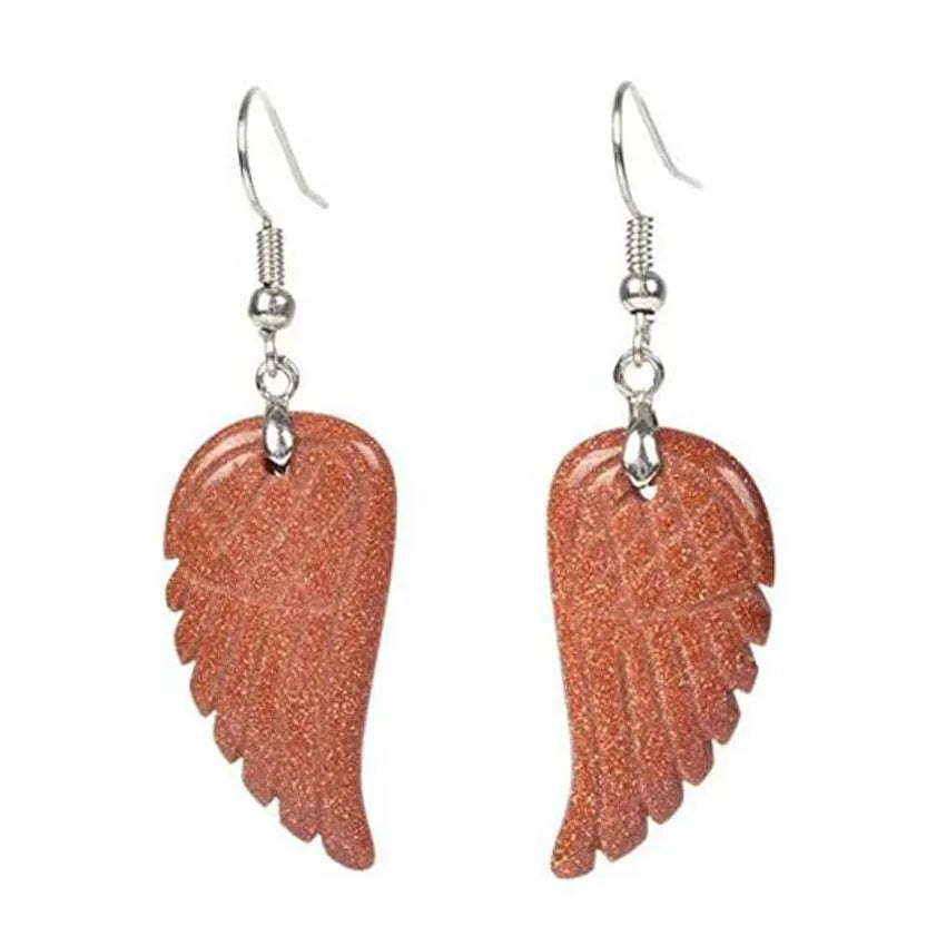 HZ Fashion Jewelry Earrings Retro Decoration Natural Stone Mini Hand Crystal Earring