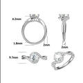 Xingyue Moissanite Jewelry  925 Sterling Silver Moissanite Diamond Engagement  Rings for Women