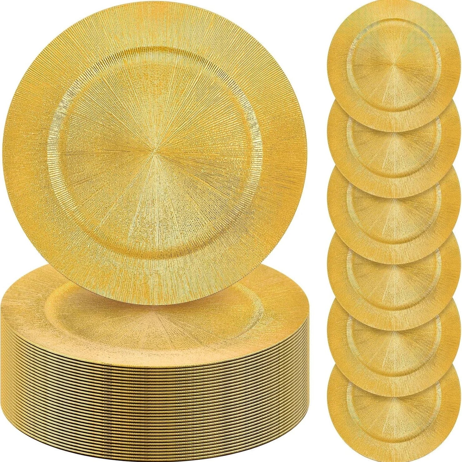 2026 Wholesale Gold Charger Plates Wedding