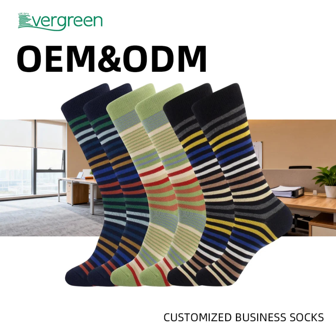 6 Pairs Zipper Bag in Stocks Cotton Socks for Four-Season Model Breathable Men Socks