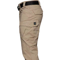 Men's Waterproof Olive Tactical Pants Hiking Multi Pockets Cargoes Pant Trousers