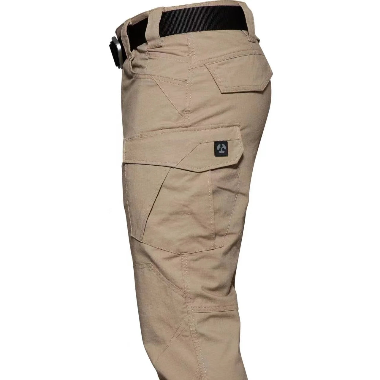 Men's Waterproof Olive Tactical Pants Hiking Multi Pockets Cargoes Pant Trousers