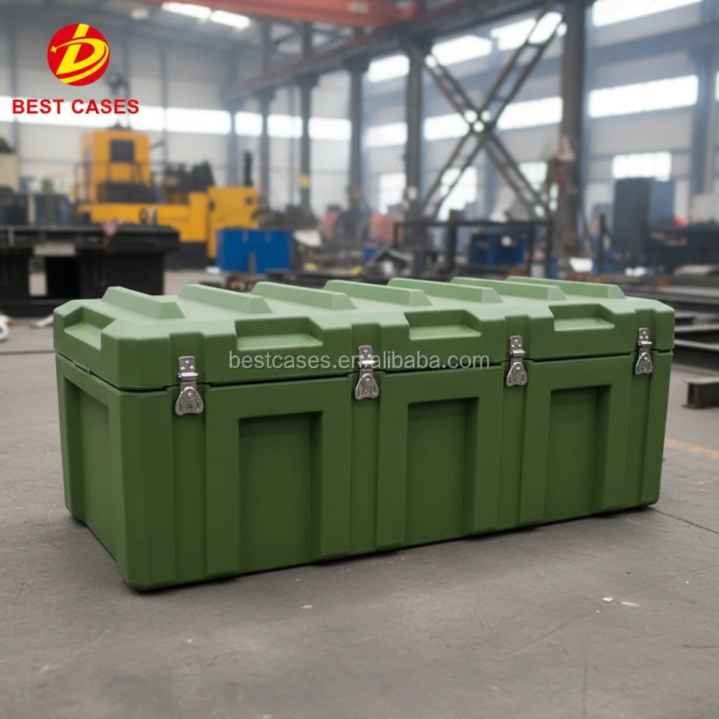 Heavy Duty BSDCASES LLDPE Rotomolding Case Waterproof IP65 Shockproof Case with Wheels for Rugged Industrial Equipment
