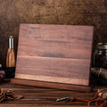 Eco Friendly Carbonized Ashtree Wood Kitchen Knife Block Magnetic Knife Holder Stand