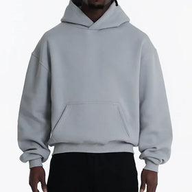 Manufacturer Custom Embroidered Solid Eco-Friendly Heavy Weight Thick 500 Gsm Fleece Cotton Unisex Womens Men Blank Oversized