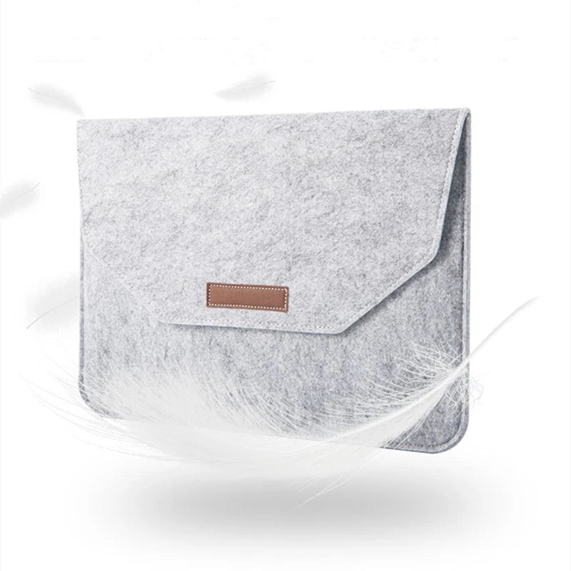 Manufacturing Wholesale Fashionable 11 12 13 15 16 Inch Felt Sleeve Laptop Bags for MacBook Laptop Tablet