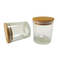 Wholesale 200ml round Glass Candle Jar Empty Candle Holder for Christmas Occasions