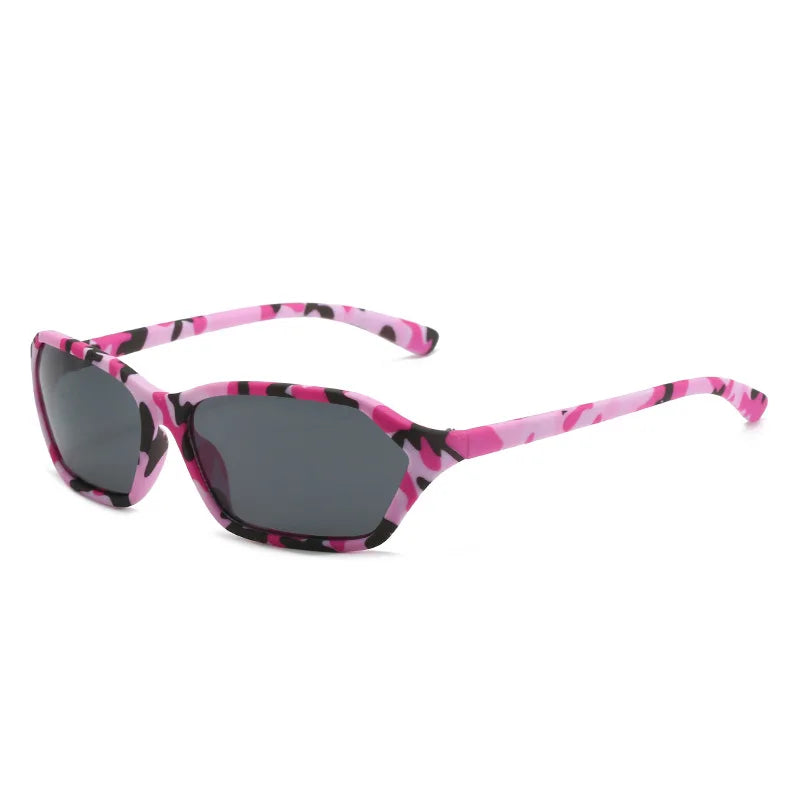 Y2K Fashion Plastic Sun Glasses Uv 400 Custom logo Popular Vintage Trending Shades Sunglasses for Women Men