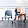Hot Sale Cheap Stackable Plastic Dining Chair Factory Price PP Chair with Open Back for Indoor Outdoor Cafe Dining Room Garden