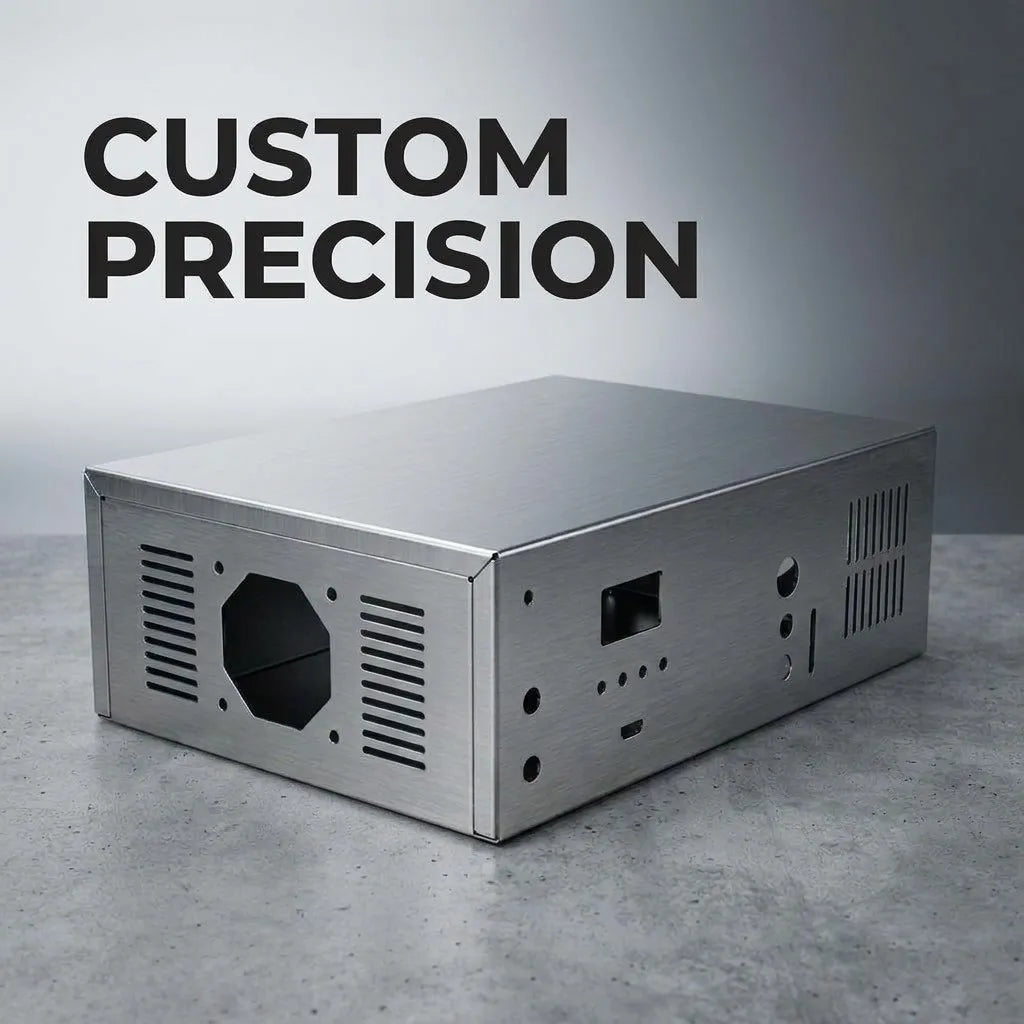 Custom Laser Cutting Bending Welding Service Stainless Aluminium Steel Sheet Metal Fabrication Box Enclosure Parts for Machinery