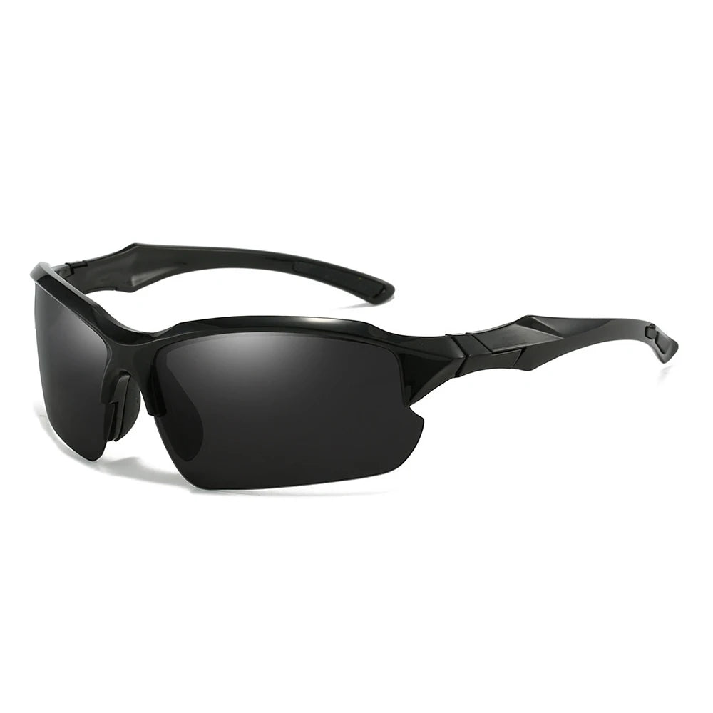 9301 Fashion Mens Semi-Rim Cycling Polarized Running Fishing Glasses Sport Sunglasses