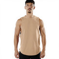 Summer Casual Muscle Fit Sleeveless Mens Stringer Tank Top Fitness Vest Workout Active Wear Gym Fitness Breathable Quick Dry